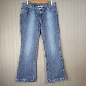 Columbia Lean Jeans Boot Cut Dark Wash Denim Pants Blue Women's Size 12 Regular